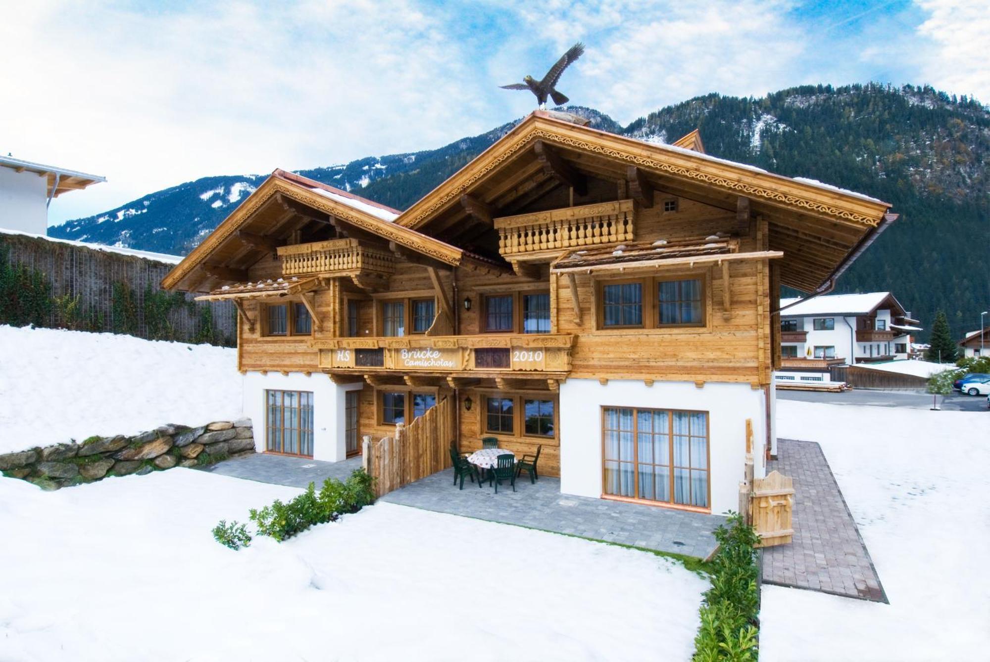 Alpenchalet Brücke Mayrhofen Exterior foto